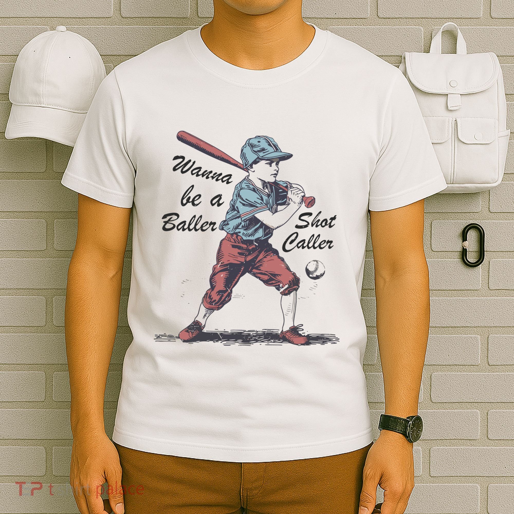 Wanna Be A Baller Shot Caller T-Shirt