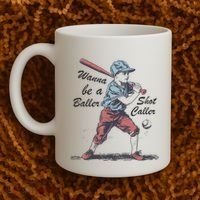 Wanna Be A Baller Shot Caller Coffee Mug thumb 2