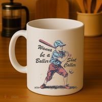 Wanna Be A Baller Shot Caller Coffee Mug thumb 4