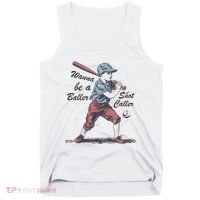 Wanna Be A Baller Shot Caller Tank Top thumb 0