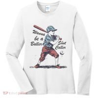 Wanna Be A Baller Shot Caller Women's Long Sleeve Shirt thumb 0