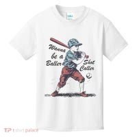 Wanna Be A Baller Shot Caller Kids T-Shirt thumb 0