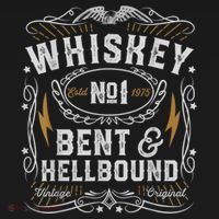 Whiskey Bent And Hellbound Country Music Biker Bourbon Women's Hoodie thumb 2