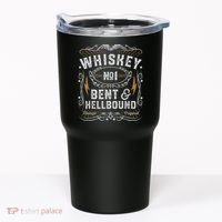 Whiskey Bent And Hellbound Country Music Biker Bourbon Tumbler thumb 0
