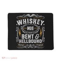 Whiskey Bent And Hellbound Country Music Biker Bourbon Mousepad thumb 0