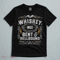 Whiskey Bent And Hellbound Country Music Biker Bourbon Gift T-Shirt thumb 5