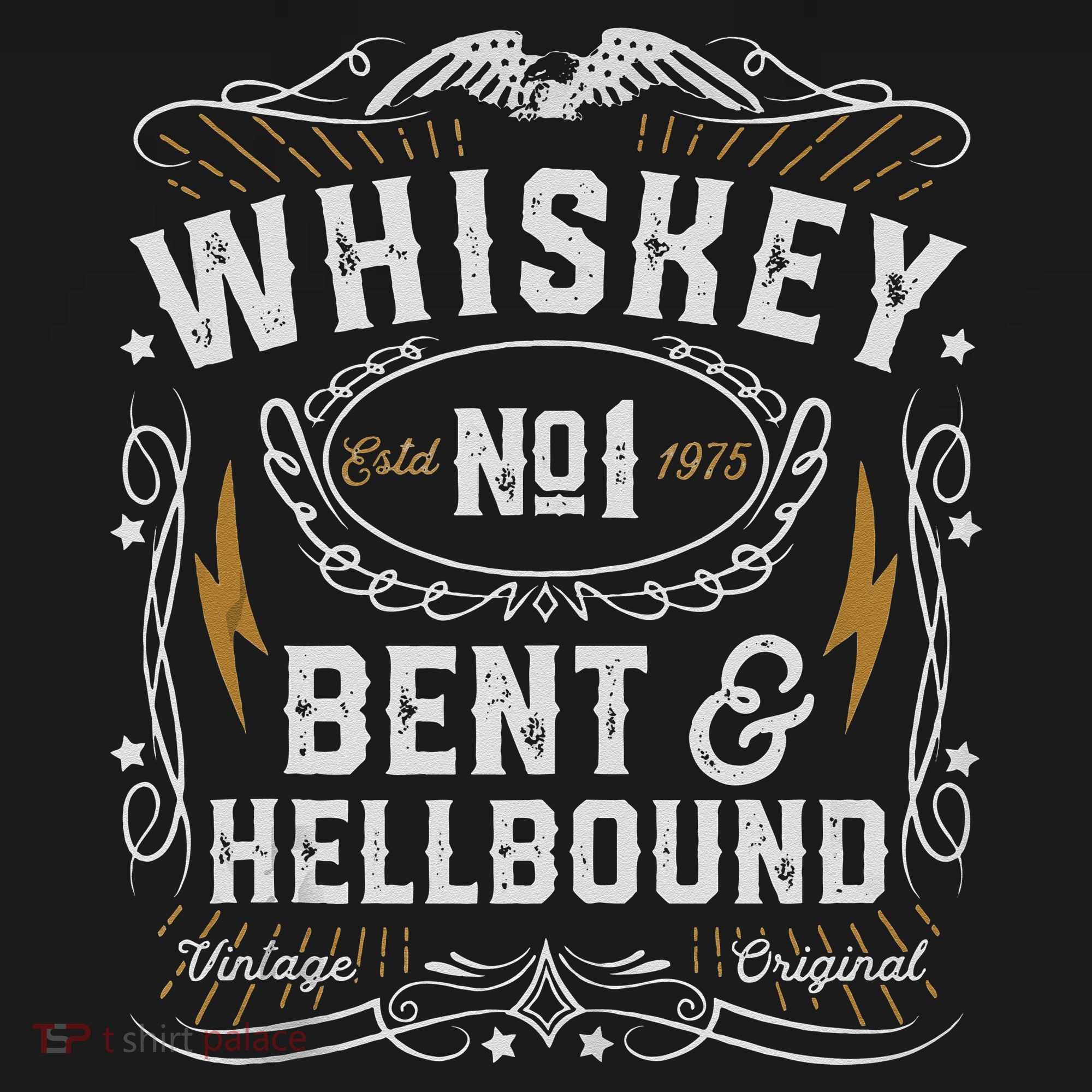 Whiskey Bent And Hellbound Country Music Biker Bourbon Gift T-Shirt