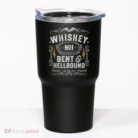 Whiskey Bent And Hellbound Country Music Biker Bourbon Gift Tumbler thumb 0