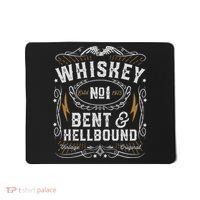 Whiskey Bent And Hellbound Country Music Biker Bourbon Gift Mousepad thumb 0