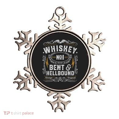 Whiskey Bent And Hellbound Country Music Biker Bourbon Gift Ornament