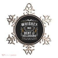 Whiskey Bent And Hellbound Country Music Biker Bourbon Gift Ornament thumb 0