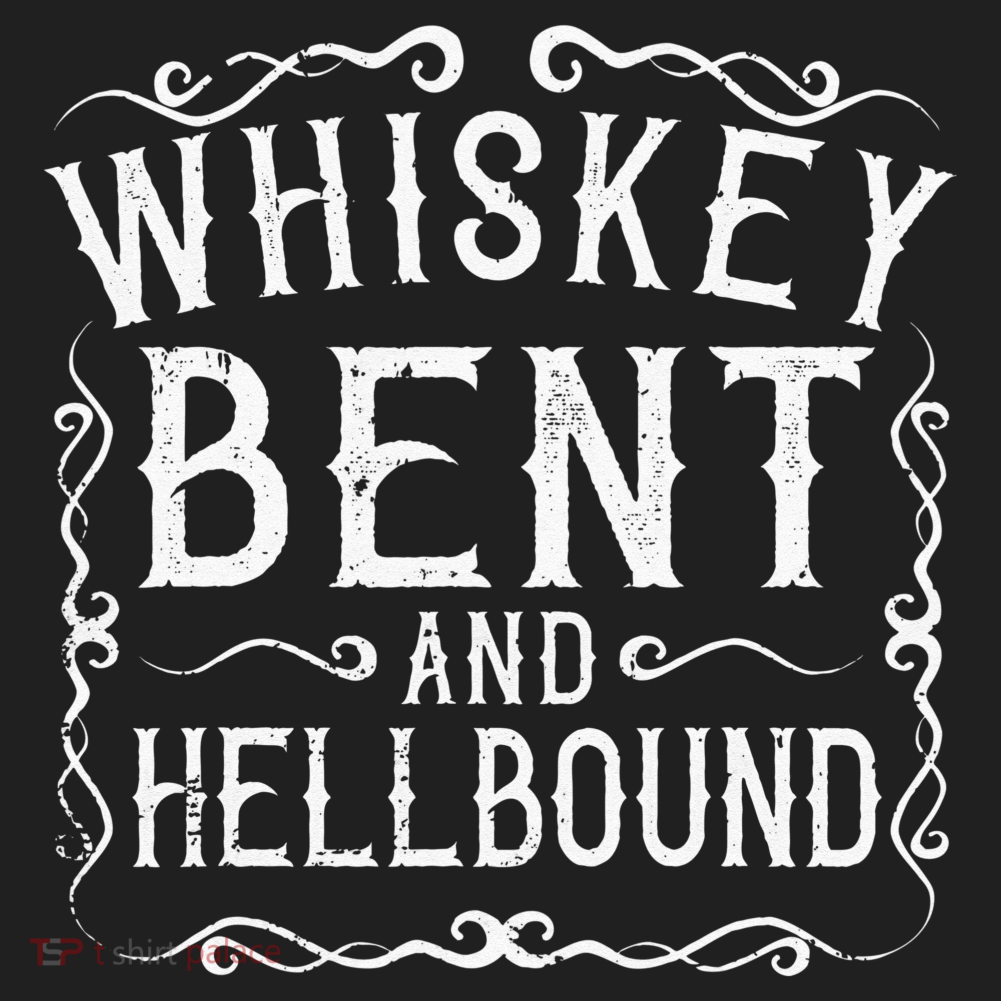 Whiskey Bent And Hellbound Country Biker Bourbon Gift Women's Sweatshirt