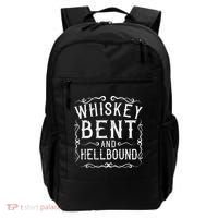 Whiskey Bent And Hellbound Country Biker Bourbon Gift Backpack thumb 0