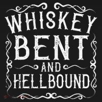 Whiskey Bent And Hellbound Country Biker Bourbon Gift Bucket Hat thumb 4