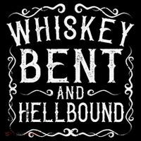 Whiskey Bent And Hellbound Country Biker Bourbon Gift Coaster thumb 2