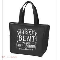 Whiskey Bent And Hellbound Country Biker Bourbon Gift Tote Bag thumb 3
