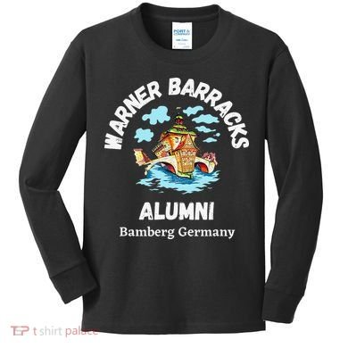 Warner Barracks Alumni Bamberg Germany Kids Long Sleeve Shirt