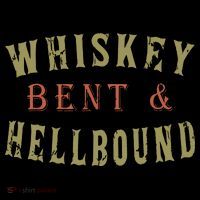 Whiskey Bent And Hell Bound Drinking Drunk Party Hellbound Ornament thumb 1