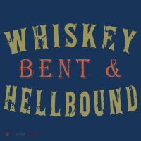 Whiskey Bent And Hell Bound Drinking Drunk Party Hellbound Kids T-Shirt thumb 4