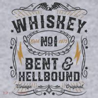 Whiskey Bent And Hellbound Country Music Biker Bourbon Gift Women's Sweatshirt thumb 2