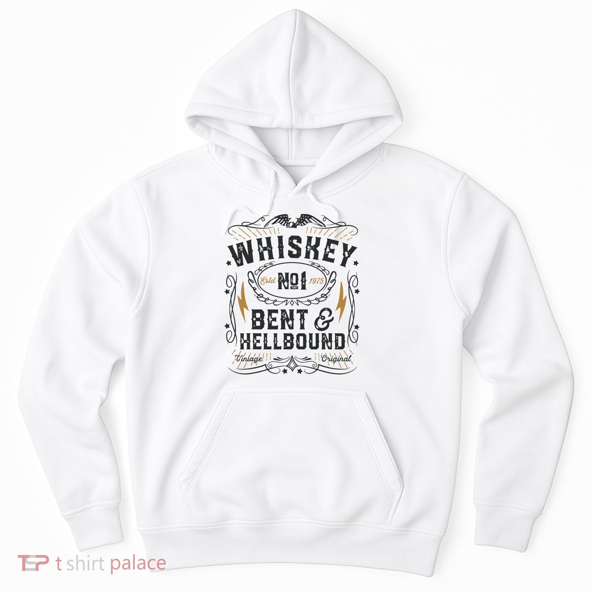 Whiskey Bent And Hellbound Country Music Biker Bourbon Gift Hoodie
