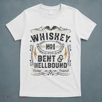 Whiskey Bent And Hellbound Country Music Biker Bourbon Gift T-Shirt thumb 5