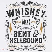 Whiskey Bent And Hellbound Country Music Biker Bourbon Gift Women's Hoodie thumb 2