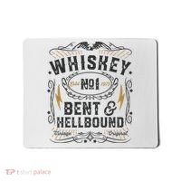Whiskey Bent And Hellbound Country Music Biker Bourbon Gift Mousepad thumb 0