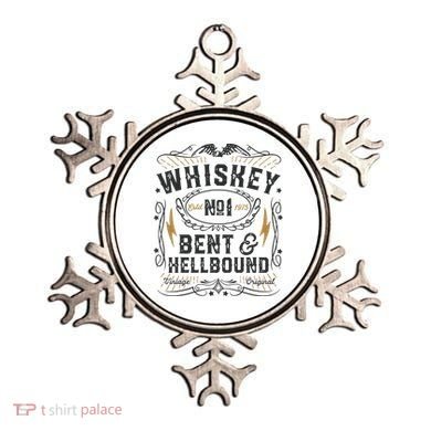Whiskey Bent And Hellbound Country Music Biker Bourbon Gift Ornament