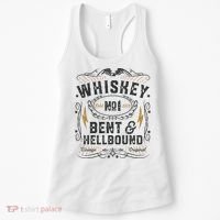 Whiskey Bent And Hellbound Country Music Biker Bourbon Gift Women's Tank Top thumb 0
