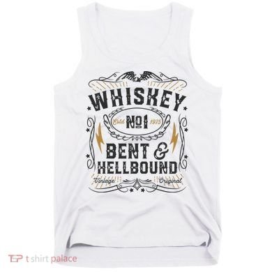 Whiskey Bent And Hellbound Country Music Biker Bourbon Gift Tank Top