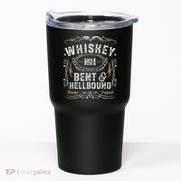 Whiskey Bent And Hellbound Country Music Biker Bourbon Gift Tumbler thumb 0