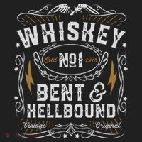 Whiskey Bent And Hellbound Country Music Biker Bourbon Gift Tumbler thumb 3