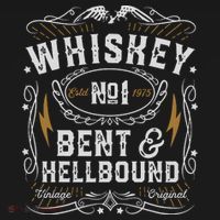 Whiskey Bent And Hellbound Country Music Biker Bourbon Gift Ornament thumb 1
