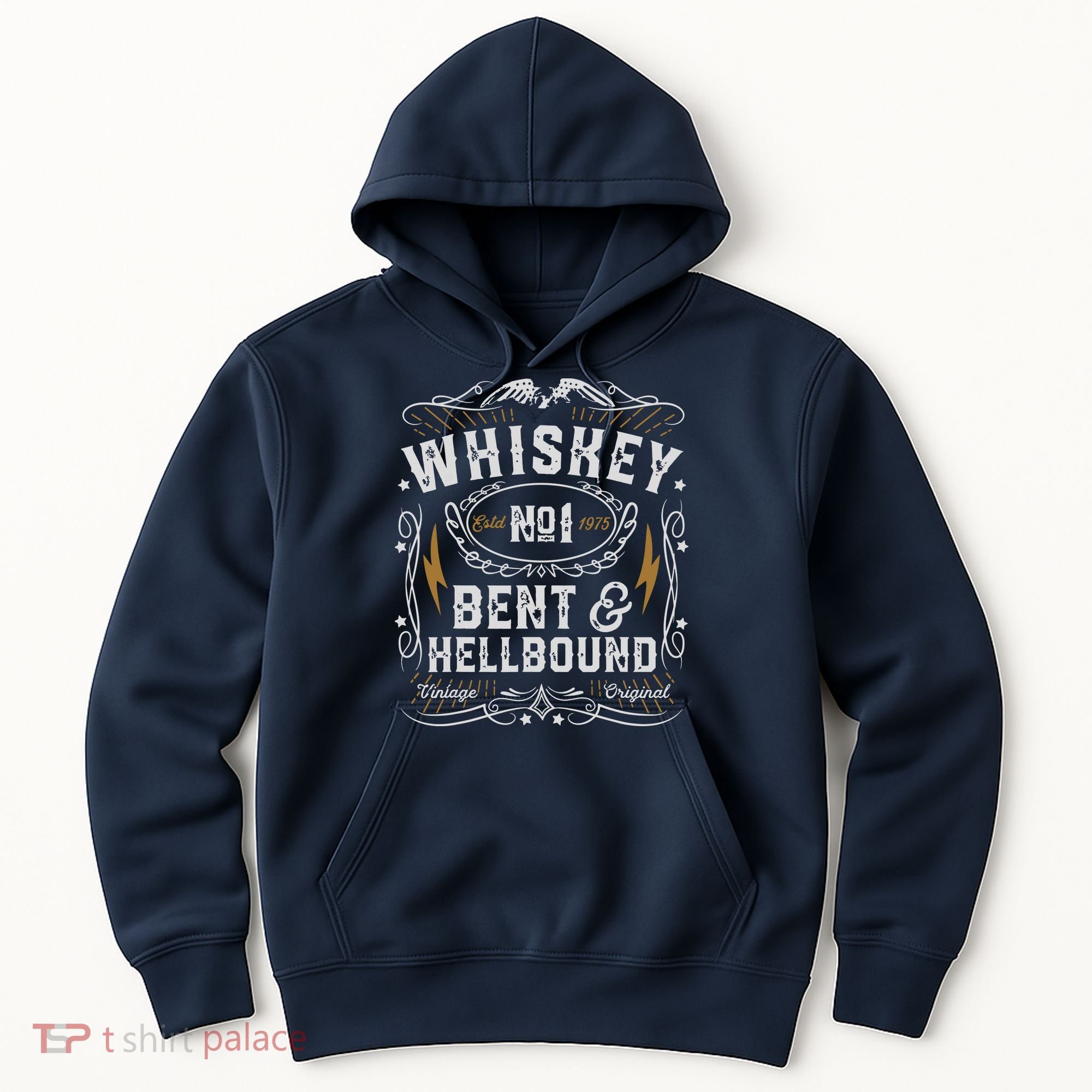 Whiskey Bent And Hellbound Country Music Biker Bourbon Gift Hoodie