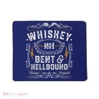 Whiskey Bent And Hellbound Country Music Biker Bourbon Gift Mousepad thumb 0