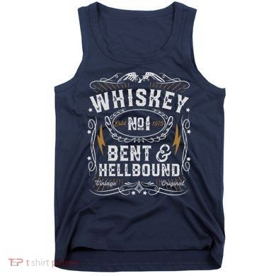 Whiskey Bent And Hellbound Country Music Biker Bourbon Gift Tank Top