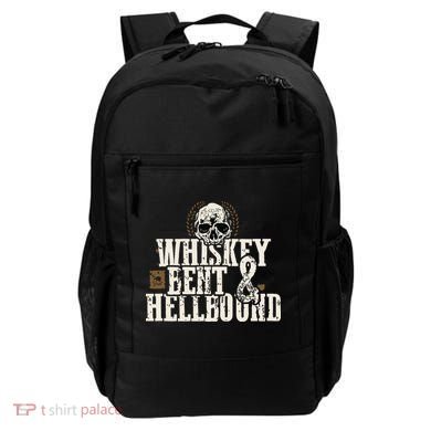 Whiskey Bent And Hellbound Shirts Distressed Biker Style Backpack