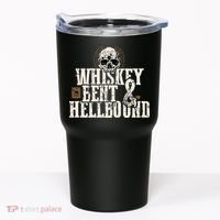 Whiskey Bent And Hellbound Shirts Distressed Biker Style Tumbler thumb 0
