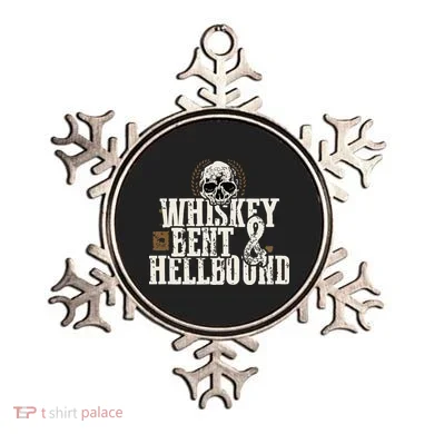 Whiskey Bent And Hellbound Shirts Distressed Biker Style Ornament