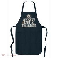 Whiskey Bent And Hellbound Shirts Distressed Biker Style Apron thumb 0
