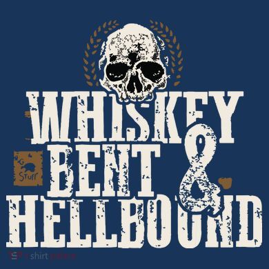 Whiskey Bent And Hellbound Shirts Distressed Biker Style Tall Hoodie
