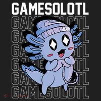 Whimsical Blue Axolotl With Gaming Sports Cap And Scarf Hat thumb 2
