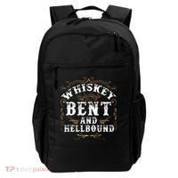 Whiskey Bent And Hellbound Shirts Funny Whiskey Bourbon Backpack thumb 0