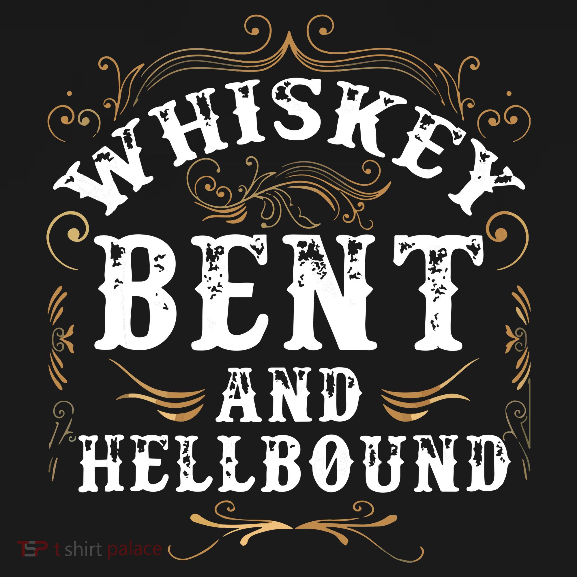 Whiskey Bent And Hellbound Shirts Funny Whiskey Bourbon Ornament