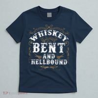 Whiskey Bent And Hellbound Shirts Funny Whiskey Bourbon T-Shirt thumb 5