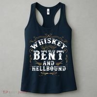 Whiskey Bent And Hellbound Shirts Funny Whiskey Bourbon Women's Tank Top thumb 3