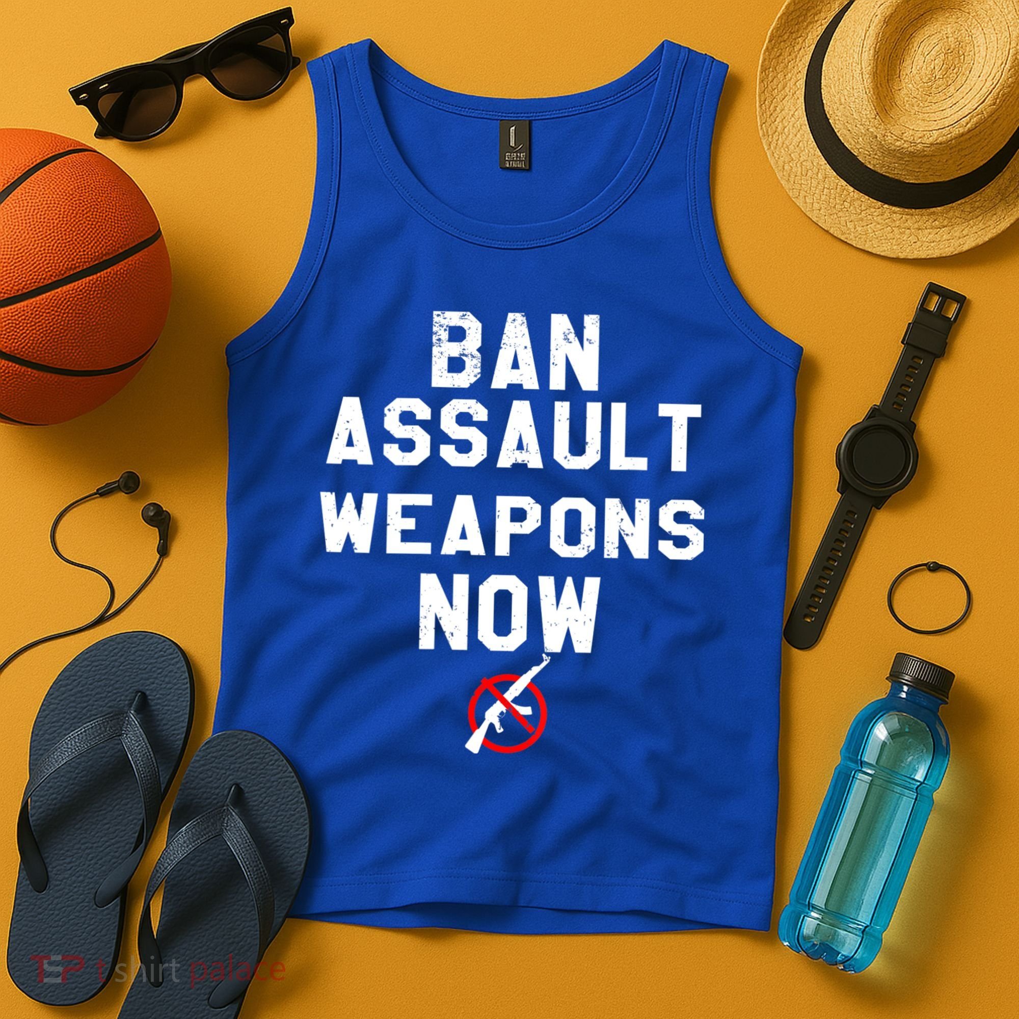 Womens Ban Assault Weapons Now Anti Gun March Tank Top