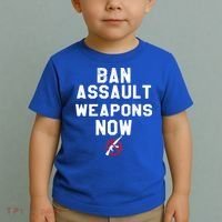 Womens Ban Assault Weapons Now Anti Gun March Toddler T-Shirt thumb 2
