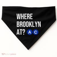 Where Brooklyn At Ac Nyc Train USA-Made Doggie Bandana thumb 0